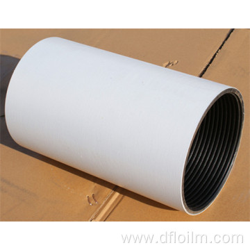 Black pipe joint connecting API casing tubing coupling